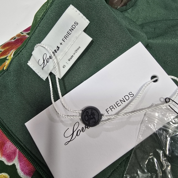 Lovers and Friends Marcella Mini Dress in Jade Floral - Picture 9 of 11